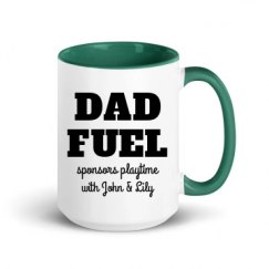 15oz Ceramic Mug with Color Inside