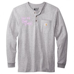 Unisex Carhartt Long Sleeve Henley Tee