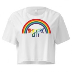 Ladies Festival Cali Crop Top Tee