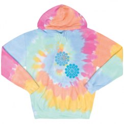 Unisex Tie-Dye Fleece Hoodie