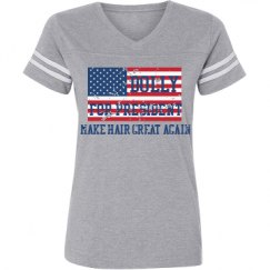 Ladies Relaxed Fit Vintage Sports Tee