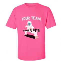 Unisex Ultra Cotton Safety Neon Crewneck Tee