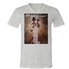 Unisex V-Neck Jersey Tee