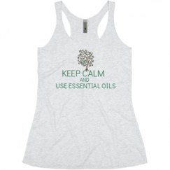 Ladies Slim Fit Super Soft Racerback Triblend Tank