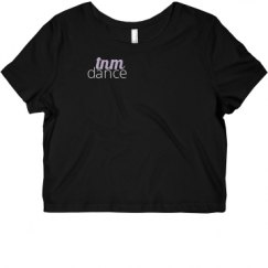 Ladies Slim Fit Crop Top Tee