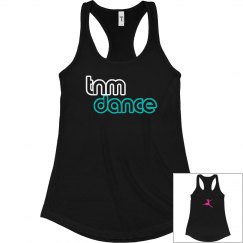 TNM Dance Racerback Tank - BK/WH/TQ/PK