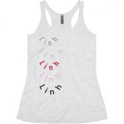 Ladies Slim Fit Super Soft Racerback Triblend Tank