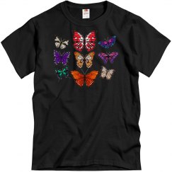 Butteflies Girl Nature Butterflies