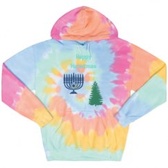 Unisex Tie-Dye Fleece Hoodie