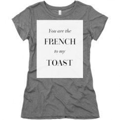 Ladies Slim Fit Super Soft Triblend Tee