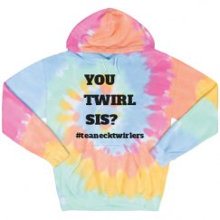 Unisex Tie-Dye Fleece Hoodie