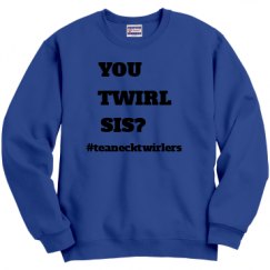 Unisex Film and Foil Crewneck Sweatshirt