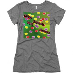 Ladies Slim Fit Super Soft Triblend Tee