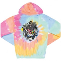 Unisex Tie-Dye Fleece Hoodie