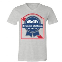 Self~Branded Sweat Shirt Grey Red,Blue