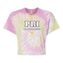Women's Tie Dye Crop Top Tee