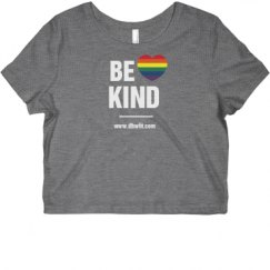 Ladies Slim Fit Crop Top Tee