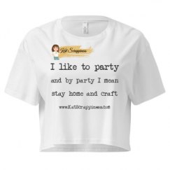 Ladies Festival Cali Crop Top Tee