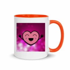 11oz Ceramic Mug with Color Inside