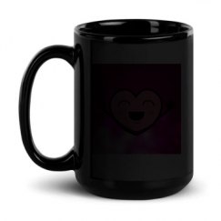 15oz Black Glossy Mug