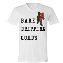 Unisex V-Neck Jersey Tee