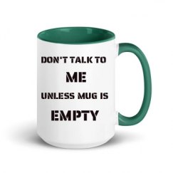 15oz Ceramic Mug with Color Inside