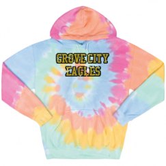 Unisex Tie-Dye Fleece Hoodie