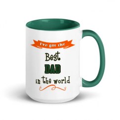 15oz Ceramic Mug with Color Inside