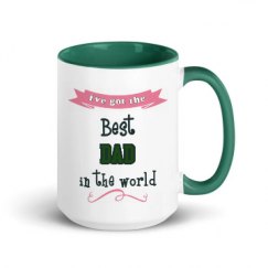 15oz Ceramic Mug with Color Inside