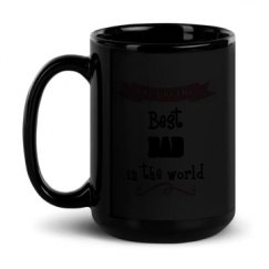 15oz Black Glossy Mug