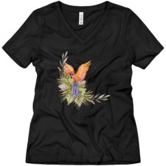 Ladies Relaxed Fit V-Neck Tee