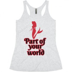Ladies Slim Fit Super Soft Racerback Triblend Tank