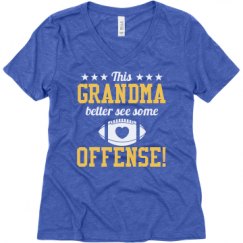 Ladies Relaxed Fit Super Soft Triblend V-Neck Tee