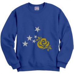 Unisex Film and Foil Crewneck Sweatshirt