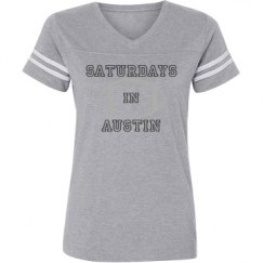 Ladies Relaxed Fit Vintage Sports Tee