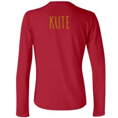 Ladies Relaxed Fit Basic Long Sleeve Tee