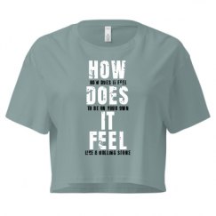 Ladies Festival Cali Crop Top Tee