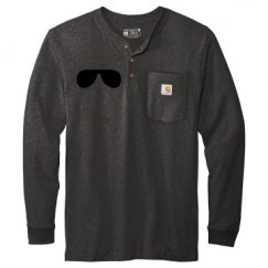 Unisex Carhartt Long Sleeve Henley Tee