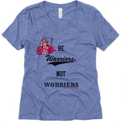 Ladies Relaxed Fit Super Soft Triblend V-Neck Tee