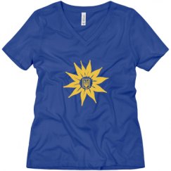 Ladies Relaxed Fit V-Neck Tee