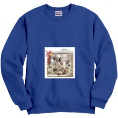 Unisex Film and Foil Crewneck Sweatshirt