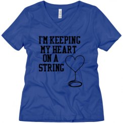 Ladies Relaxed Fit V-Neck Tee