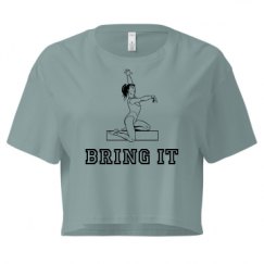 Ladies Festival Cali Crop Top Tee