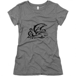 Ladies Slim Fit Super Soft Triblend Tee
