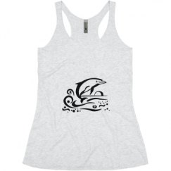 Ladies Slim Fit Super Soft Racerback Triblend Tank
