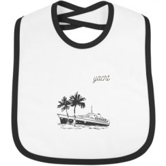 Infant Contrast Trim Bib