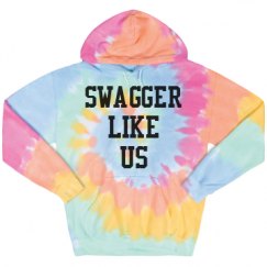 Unisex Tie-Dye Fleece Hoodie