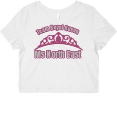 Ladies Slim Fit Crop Top Tee