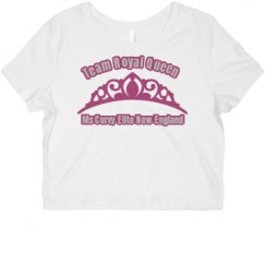 Ladies Slim Fit Crop Top Tee