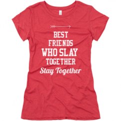 Ladies Slim Fit Super Soft Triblend Tee